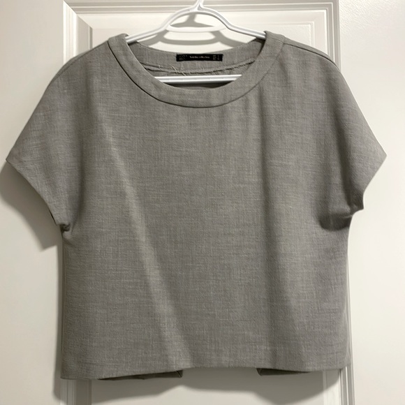 ZARA Trafaluc Grey Shirt - Picture 1 of 2